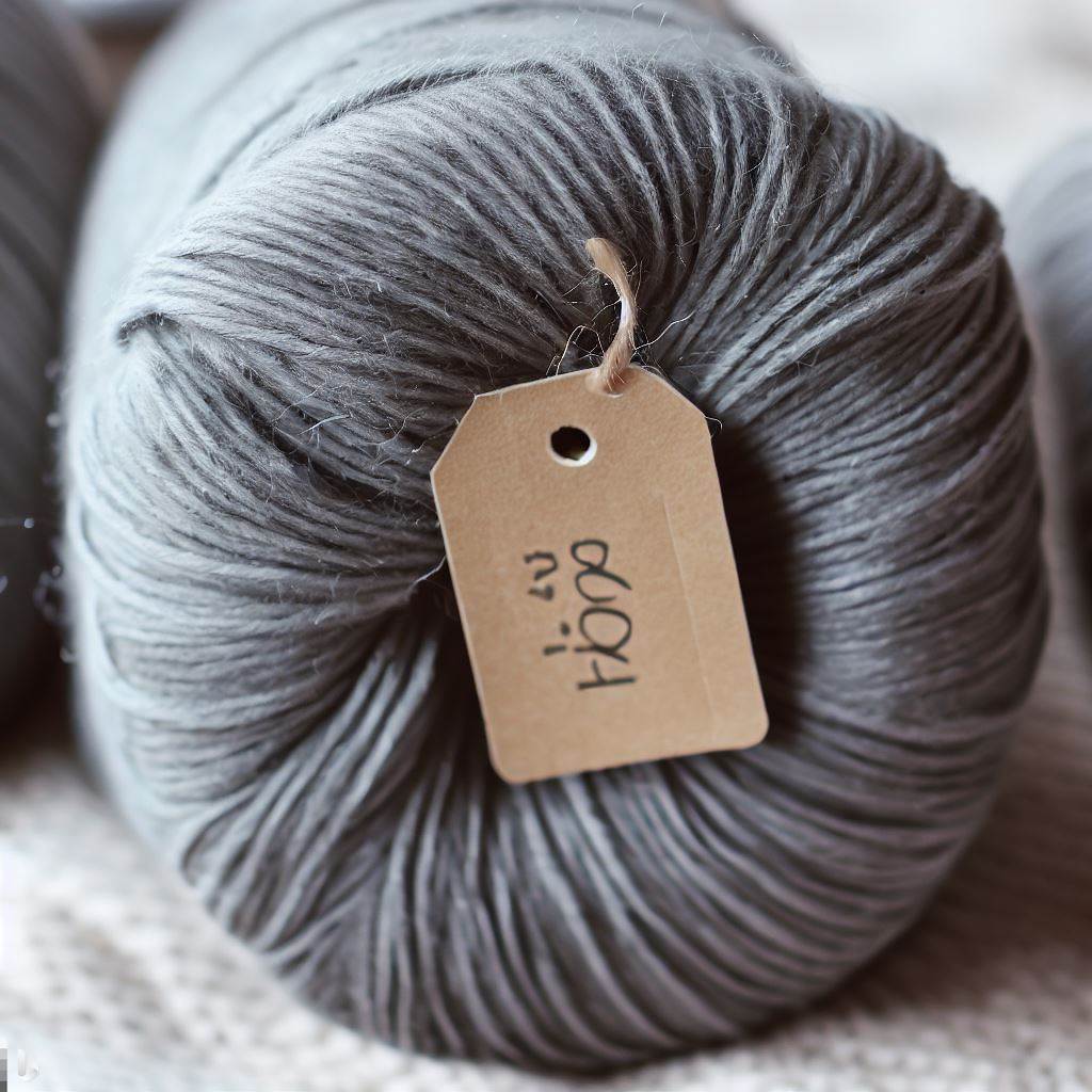 image of gray yarn