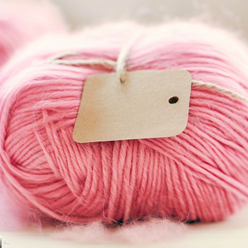 image of pink yarn